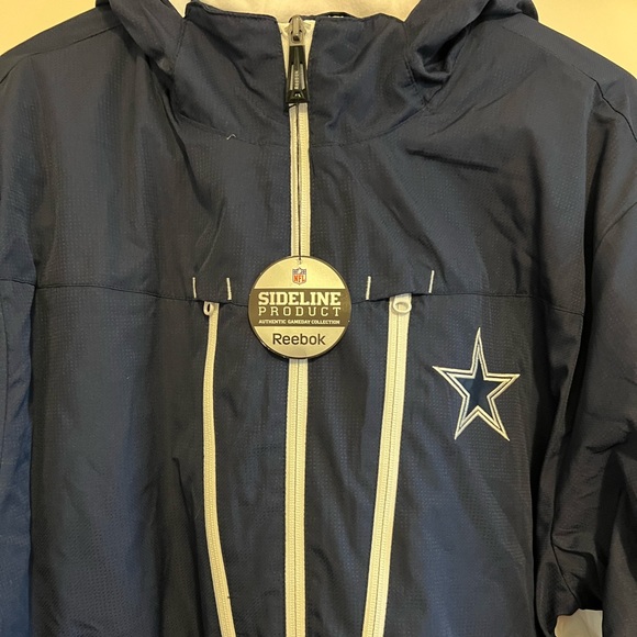 Dallas Cowboys Vintage 2010 Fleece Lined Coat - Size L - NEW w/tags - Picture 2 of 8